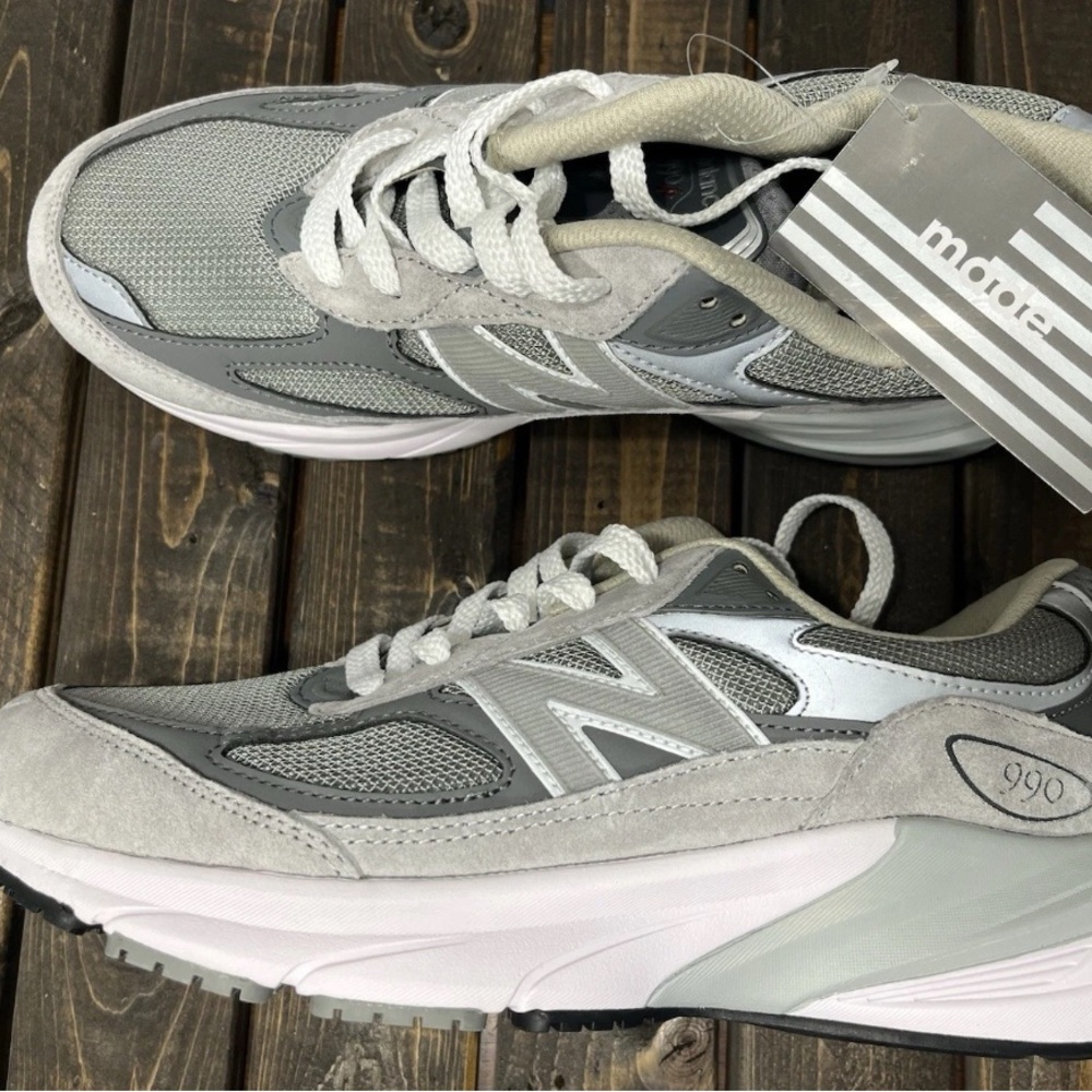 New Balance Made In USA 990v6 Sneaker Shoes Grey Men's Sz. 8